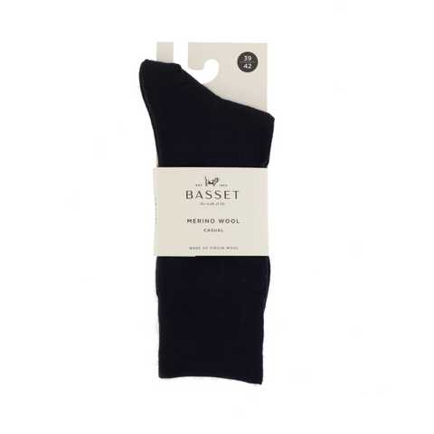 Basset Unisex Merino Casual Sokken - Wollen Sokken met Comfortabele Pasvorm