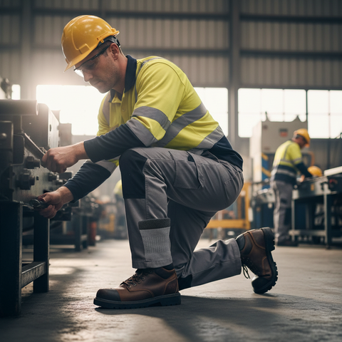 Engel werksokken in actie - Comfort op het werk