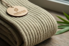 Bamboo stof detail - Zacht en duurzaam materiaal