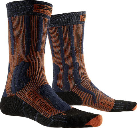 X-Socks wandelsokken Pioneer nylon/polyester blauw/rood